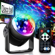 Lampu Pentas LED Berwarna-warni Bola Kristal Ajaib Berputar Lampu Warna DJ KTV Festival Bola Ajaib K