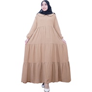 DREES CRINKLE - RUBY DREES - DRESS JUMBO BISA COD - terbaru