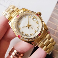 Real Shot❤ Casual 2024AAAA Ladies Mechanical Watch Stainless Steel 72a