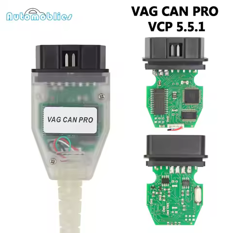 VAG CAN PRO VCP 5.5.1 OBD2 Auto Car Diagnostic Tools OBDII Interface Can Bus K-line for AUDI for VW 