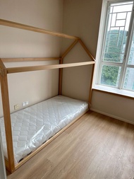 實木兒童屋仔床架