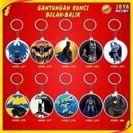 GANTUNGAN BATMAN1 KEYCHAIN BATMAN1 ACRYLIC KEYCHAIN BATMAN1 ROUND KEYCHAIN XJ
