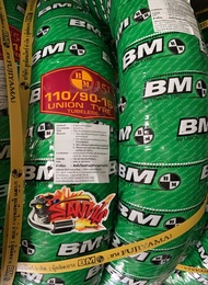 ยางนอก 110/90-16 TUBELESS(ไม่ใช้ยางใน) มีม.อ.ก.BM(ห่อหลายสี)ราคาต่อ1เส้น