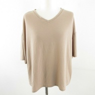 GRL Tshirt v-neck brown Direct from Japan Secondhand