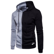 【Ready Stock】 【health】 Nike Sweater kardigan zipper lelaki musim bunga dan musim luruh kasual plus saiz jaket lengan pan