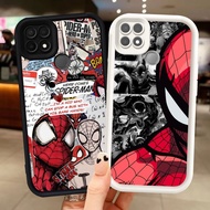 Z-2 Spider-Man White Black Case Casing for OPPO A15 A15s Realme C12 C25 C15 C25S A35 Case