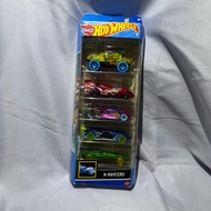 HOT WHEELS HOTWHEELS X RAYCERS 5 PACK