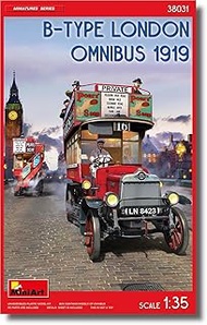 Mini Art MA38031 1/35 London 2-Story Bus B Type 1919 Plastic Model