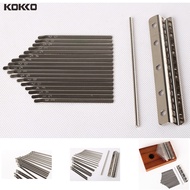 KOKKO 17 Keys Kalimba คีย์บอร์ดแมงกานีสเหล็ก Kalimba Key Chrome พลาสติกมาร์กตำแหน่งนิ้วกีตาร์