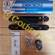 Engsel Pintu Tanam Dekson Dekkson D 80 Concealed Hinge D80 Black Hitam