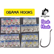 OBAMA Hooks Patin Tilapia Puyu Lampam Beak Hook Best Quality Fishing Hook