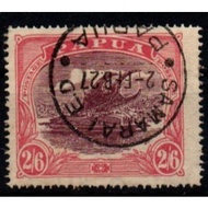 Papua 1916-31 2sh6p with Good Post Mark 2 Feb 1927 - High Value