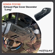 For HONDA PCX160 Exhaust Pipe Cover Decorator(Long) PCX160 PCX125 Accessories VARIO160 Accessories M
