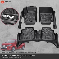 Mitsubishi MIRAGE G4 2016 to 2024 OEM 5D Deep Dish Matting (3pcs/set)