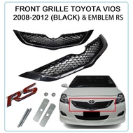 Toyota Vios dugong 2008-2012 Belta Front grill and RS logo