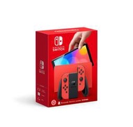 （四葉亭）預約10月 Nintendo Switch OLED款式 瑪利歐亮麗紅 主機 代理版