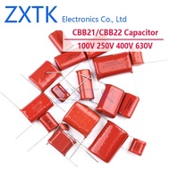 20pcs CBB21/22 Capacitor 100V 250V 400V 630V 1UF 2.2UF 3.3UF 4.7UF 10NF 15NF 39NF 47NF Ceiling Fan