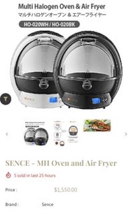 SENCE MH Oven and Air Fryer HO-020BK