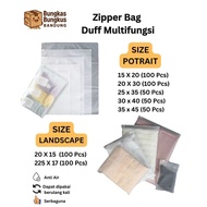 Zipper Bag Duff Multifunction Travel Organizer Storage Bag Ziplock Plastic