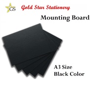 A4 / A3 Mounting Board Black 800gsm