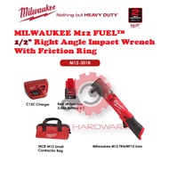 MILWAUKEE M12FRAIWF12-0 M12 FUEL™ 1/2" Right Angle Impact Wrench With Friction Ring M12 FRAIWF12 M12FRAIWF12 Solo