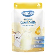 Moochie Sterilized Goat Milk [48 ซอง] มูชี่ นมแพะสเตอริไลส์สำหรับสัตว์เลี้ยง มีน้ำนมเหลือง เสริมภูมิ