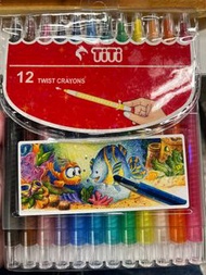 TiTi 12色旋轉蠟筆