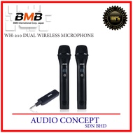 BMB WH-210 Dual Channel Handheld Wireless Microphone System With Dongle Receiver