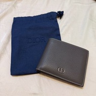 Dior - 短夾 錢包 烏木色 棕色 四卡槽含零錢袋 絕版色 男 女 適用