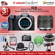 Canon EOS R8 Body & R8 RF 24-50mm f/4.5-6.3 IS STM Mirrorless Camera (100% Original Canon Malaysia 3