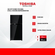 Toshiba GR-RT735WE-PGY(XK) 610L 2 Doors Refrigerator/Peti Sejuk/ 冰箱