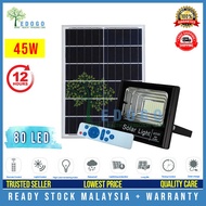 45W Solar Light LED Outdoor Spotlight Solar Flood Light Over 12 Hrs Lighting Time + Solar Panel