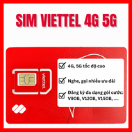 Sim 4G Viettel Gói Mới SD70 - SD120 - V90B - V120B - V150B - V200B - Xem phim lượt fb tiktok youtu