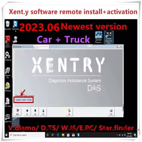 Newest V2024.12 Xentry DAS Software remote Install and Activation MB STAR sd C4C5 C6 software ve.dia