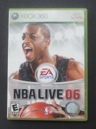 電玩遊戲--XBOX360 NBA LIVE06--英文版--書盒如圖