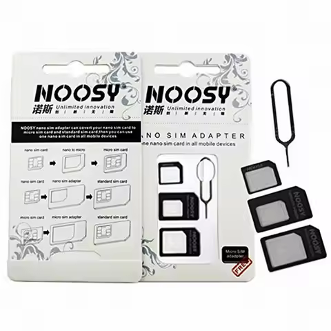 SIM Card Adapter Converter Kit to Micro Atandard For Apple iPhones Android sony xperia Z1 zte nubia