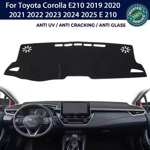 Custom Anti-UV Dashboard Cover Dash Mat Protector Pad For Toyota Corolla E210 2019-2025 E210 Center 