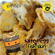 [PROMO] 200g (4 x 50g) Pihapi Salted Egg Fish Skin Snacks