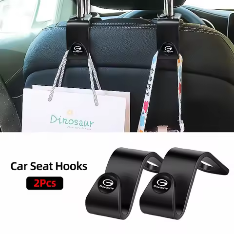 2Pcs Portable Car Seat Back Hooks Accessories For GAC MOTOR Trumpchi GS4 GS5 GS8 GM8 GA4 GA6 GA3S M8