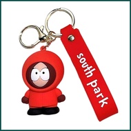 For South Park Keychain for Kids Cute Backpack Keychains for Kids Collectible Charm Pendant Lanyard 