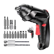 【Ready Stock】Screwdriver Impact Drill Pemutar Skru Rechargeable Repair Tools Screw Driver Kit