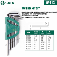SATA Hex Key Set Ball Point Hex Key Set Arm Key Set Long/Extra Long SATA Hex Key/ Allen Key/ Ball Po