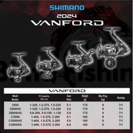 2024 SHIMANO VANFORD SPINNING REEL WITH 1 YEAR WARRANTY