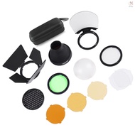 {INTU} AK-R1 Pocket Flash Light Accessories Kit for Godox H200R/ V1/AD200/AD200pro/AD100PRO Round Flash Head