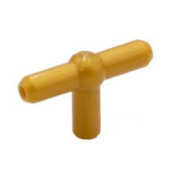 COOLPON|This Is LEGO Lego's Parts Pearl Gold T-Bar Center With Ball 4697b Pneumatic Rod Connector 64
