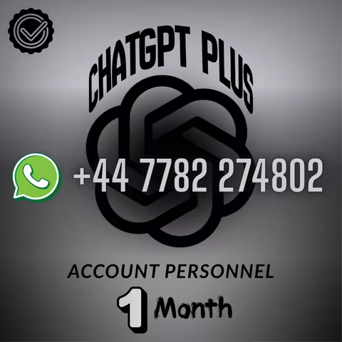 ChatGPT Plus – 1 Month Access | Global Account | Digital Product