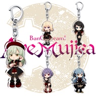 Anime SD BanGDream Ave Mujica Sakoko Togawa Kawaii Acrylic Keychain Keyring Strap Figure Hanging Acc
