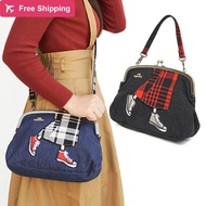 SALE Genuine Japanese Mis Zapatos Women's Shoulder Bag Cross-Body Hand-Carrying Multi-Functional Lightweight Casual Ins Small Bag