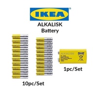 IKEA Battery Alkaline AA 1.5V / AAA 1.5V / 3V CR2032 / 9V  6LR6. + Free Gift   💖 💖 💖
