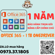 Office 365 nâng cấp chính chủ Microsoft 365. Tặng kèm 1TB OneDrive- Capy Shop
